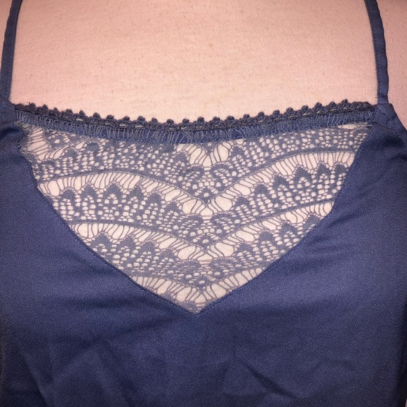 VERO MODA LIGHT BLUE TANK BLOUSE - Picture 2 of 4